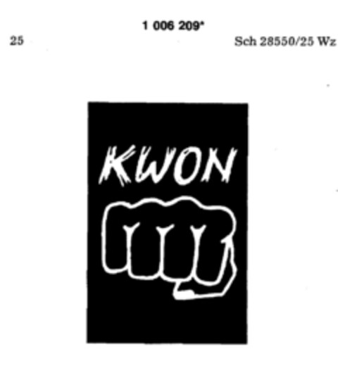 KWON Logo (DPMA, 12.06.1980)