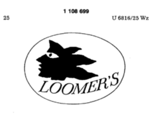 LOOMER`S Logo (DPMA, 11/07/1986)