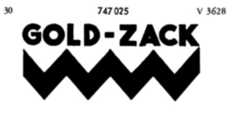 GOLD-ZACK Logo (DPMA, 24.03.1956)