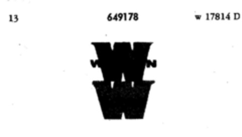 WW WIKOLIN WERK Logo (DPMA, 05/20/1949)