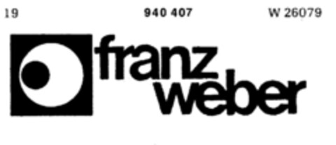 franz weber Logo (DPMA, 11.01.1975)