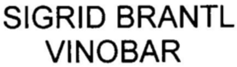 SIGRID BRANTL VINOBAR Logo (DPMA, 14.06.2001)