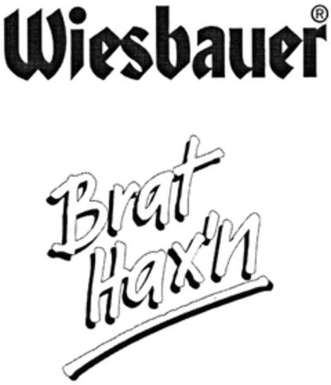 Wiesbauer Brat Hax'n Logo (DPMA, 30.03.2009)