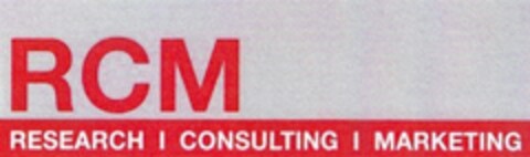 RCM RESEARCH CONSULTING MARKETING Logo (DPMA, 10.02.2011)