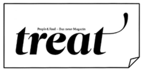 People & Food - Das neue Magazin treat Logo (DPMA, 15.09.2012)