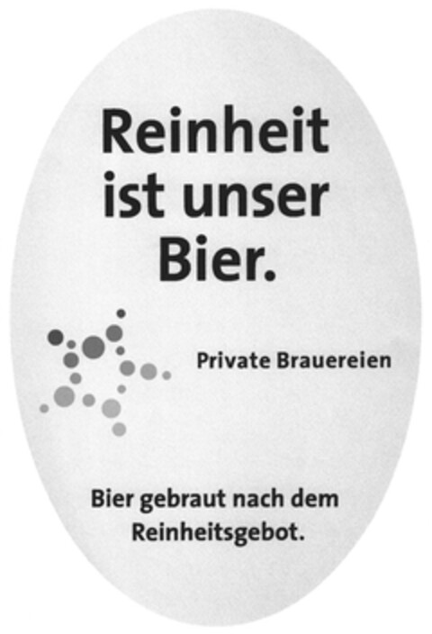 Reinheit ist unser Bier. Logo (DPMA, 08.10.2012)