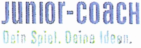JUNIOR-COACH Dein Spiel. Deine Ideen. Logo (DPMA, 14.02.2013)