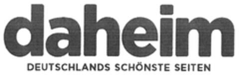 daheim DEUTSCHLANDS SCHÖNSTE SEITEN Logo (DPMA, 10.01.2017)