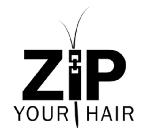 ZIP YOUR HAIR Logo (DPMA, 01/19/2017)