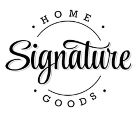 Signature HOME GOODS Logo (DPMA, 21.07.2017)