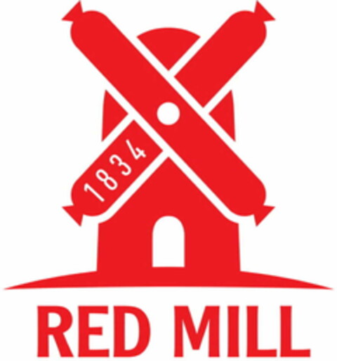 RED MILL 1834 Logo (DPMA, 06/28/2019)