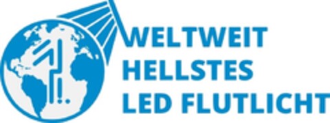 WELTWEIT HELLSTES LED FLUTLICHT Logo (DPMA, 03.09.2019)