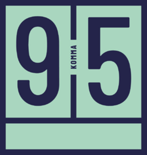 9 KOMMA 5 Logo (DPMA, 16.06.2020)