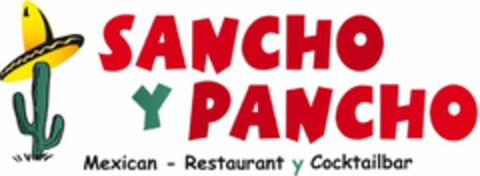 SANCHO y PANCHO Mexican - Restaurant y Cocktailbar Logo (DPMA, 10/04/2021)