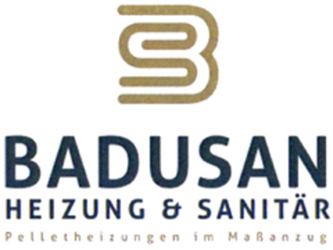 B BADUSAN HEIZUNG & SANITÄR Pelletheizungen im Maßanzug Logo (DPMA, 30.06.2022)