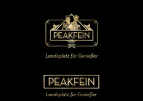 PEAKFEIN Landeplatz für Genießer Logo (DPMA, 03.07.2022)