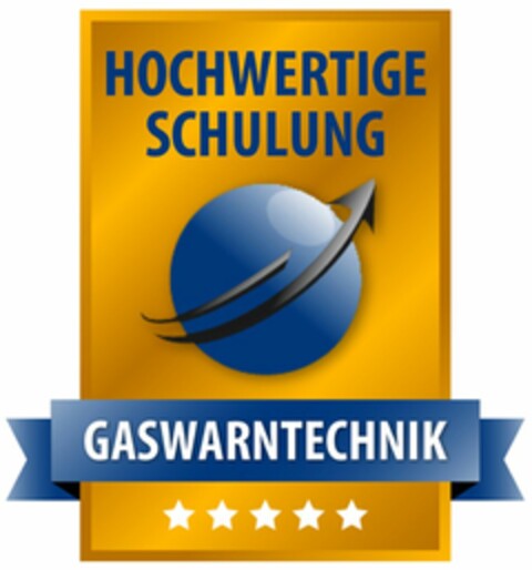 HOCHWERTIGE SCHULUNG GASWARNTECHNIK Logo (DPMA, 22.03.2023)