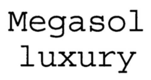 Megasol luxury Logo (DPMA, 08.10.2002)