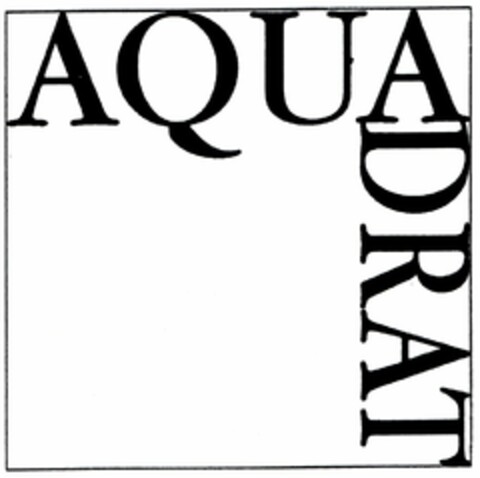 AQUADRAT Logo (DPMA, 05.08.2003)