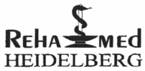 REHA MED HEIDELBERG Logo (DPMA, 26.09.2003)