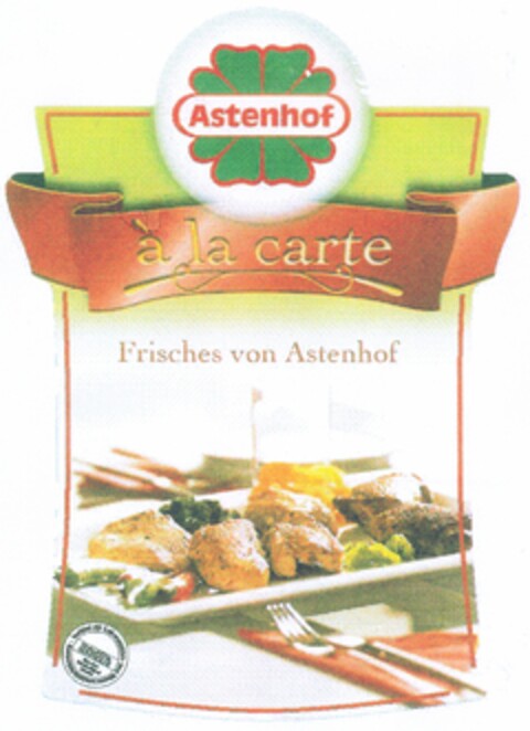 Astenhof à la carte Logo (DPMA, 06/21/2005)