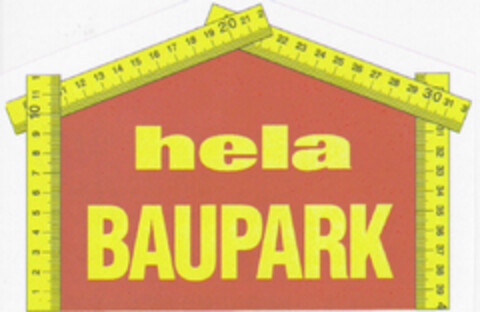 hela BAUPARK Logo (DPMA, 26.07.1995)