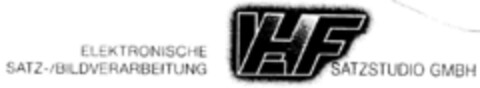 LHF SATZSTUDIO GMBH ELEKTRONISCHE SATZ-/BILDVERARBEITUNG Logo (DPMA, 20.12.1997)