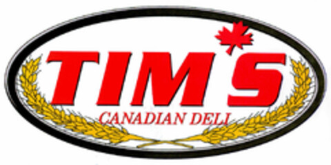 TIM'S CANADIAN DELI Logo (DPMA, 24.11.1998)