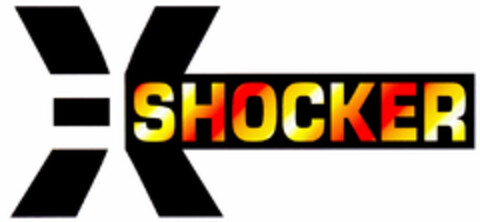 X-SHOCKER Logo (DPMA, 04/03/1999)