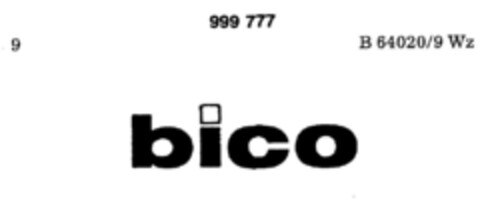 bico Logo (DPMA, 14.09.1979)