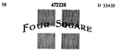 FOUR SQUARE Logo (DPMA, 26.10.1934)