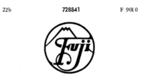 Fuji Logo (DPMA, 01.08.1958)