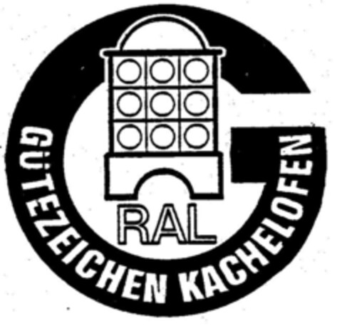 RAL GüTEZEICHEN KACHELOFEN Logo (DPMA, 03.04.1982)