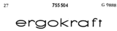 ergokraft Logo (DPMA, 07/08/1960)