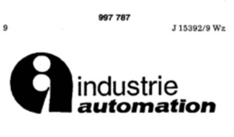 industrie automation Logo (DPMA, 07/24/1979)