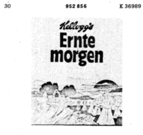 Kellogg's Ernte morgen Logo (DPMA, 02.12.1975)