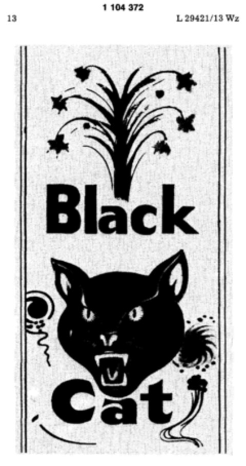 Black Cat Logo (DPMA, 09/19/1986)