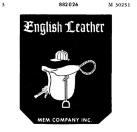 English Leather MEM COMPANY INC. Logo (DPMA, 16.10.1968)