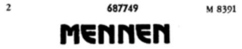 MENNEN Logo (DPMA, 07/09/1954)