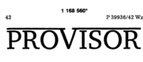 PROVISOR Logo (DPMA, 08/18/1990)