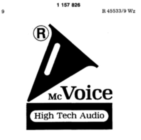 Mc Voice High Tech Audio Logo (DPMA, 06/19/1987)