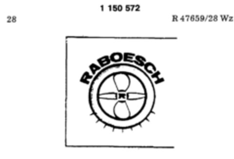 RABOESCH Logo (DPMA, 26.01.1989)