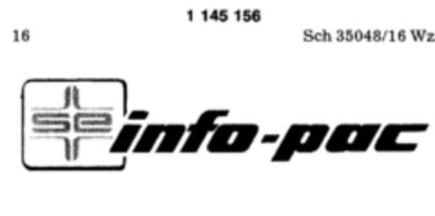 info-pac Logo (DPMA, 02.02.1989)