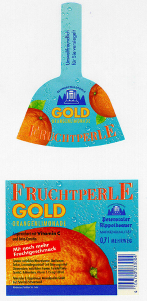 FRUCHTPERLE GOLD Logo (DPMA, 28.07.1994)