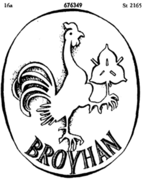 BROYHAN Logo (DPMA, 02/18/1954)