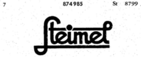 Steimel Logo (DPMA, 03.11.1969)