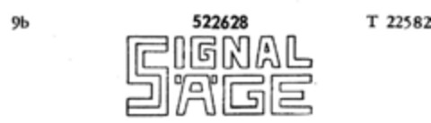 SIGNAL SÄGE Logo (DPMA, 12/16/1939)