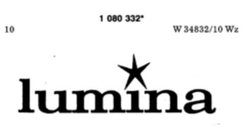 lumina Logo (DPMA, 13.02.1985)