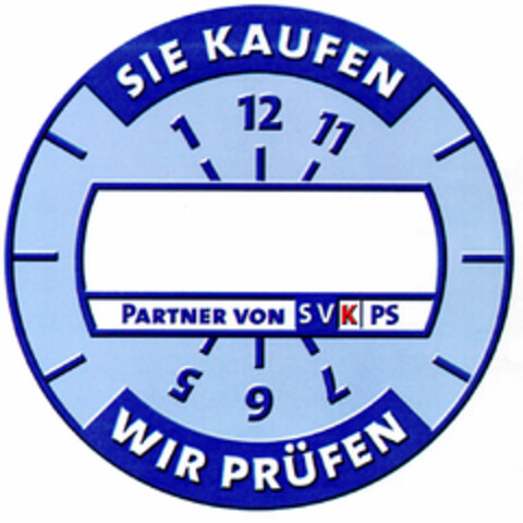 SIE KAUFEN WIR PRÜFEN Logo (DPMA, 24.11.2000)