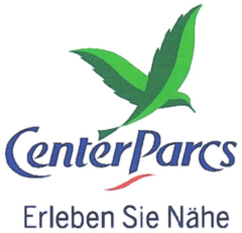 CenterParcs Erleben Sie Nähe Logo (DPMA, 09.12.2008)